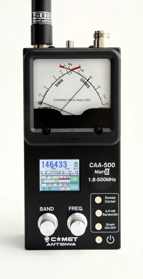 Измерительный инструмент COMET CAA-500 Mark II 1.8-500 MHZ Graphic and Analog An