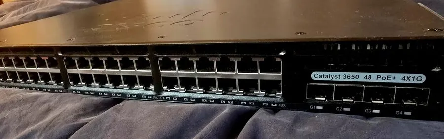 Коммутатор Cisco Catalyst 3650 48 PoE+ 4X1G (WS-C3650-48PS-L)
