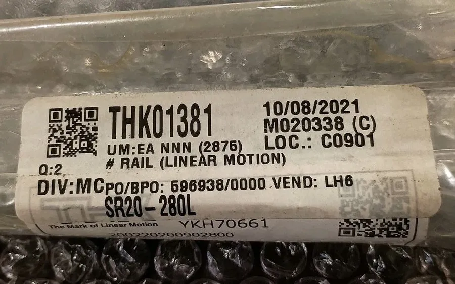 Линейная направляющая THK SR20-280L-GK LINEAR GUIDE MOTION RAIL