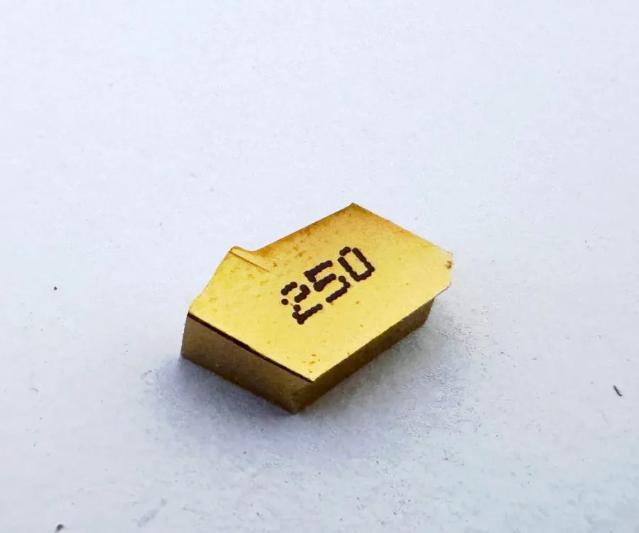 Режущий инструмент ISCAR GSFN-4.8 IC250 Carbide Indexable Milling Insert TiCN Ti