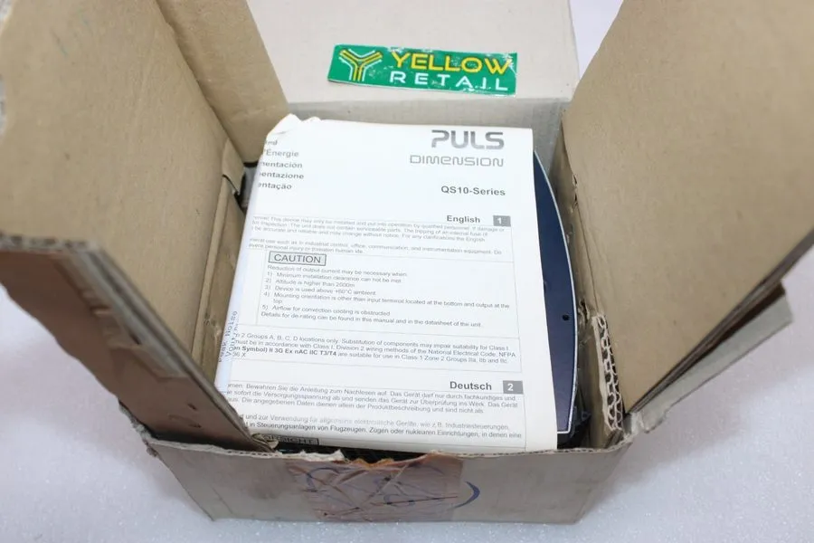 Блок питания PULS QS10.241 240W 10A Single Phase DIN Rail Power Supply 24-28VDC
