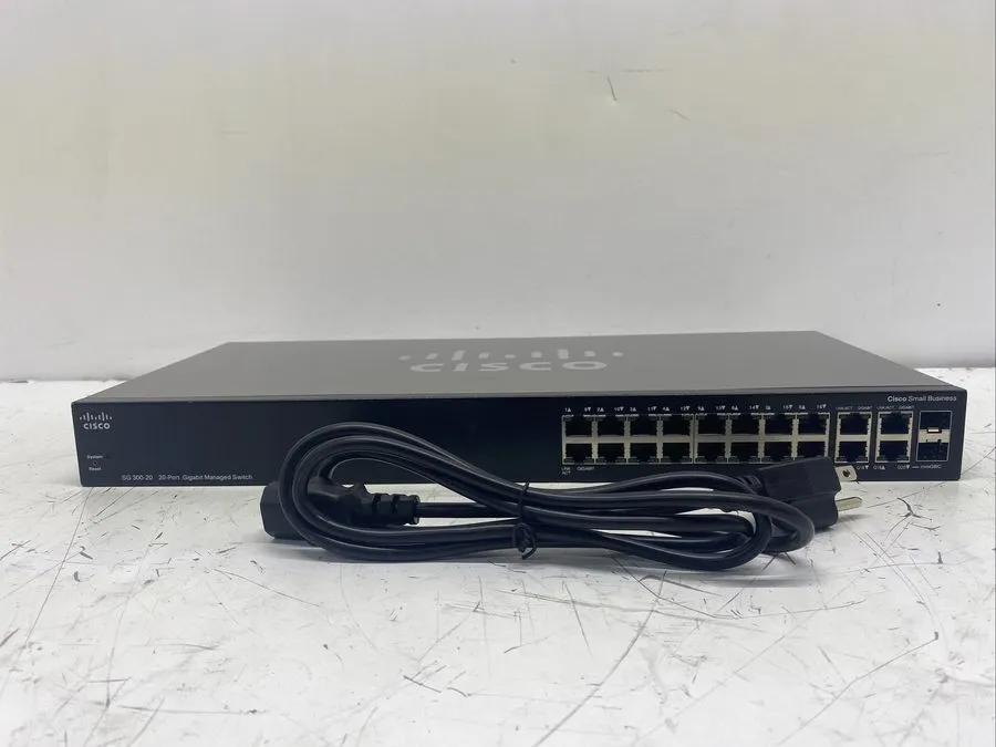 Коммутатор Cisco SG300-20 20-Port Gigabit Managed Ethernet Switch PoE