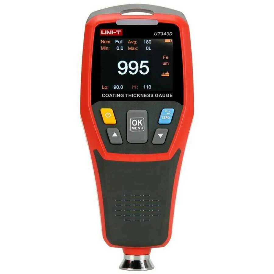 Толщиномер Uni-T UT343D Coating Thickness Gauge 0~1250UM Ferrous/ Non-Ferrous. r