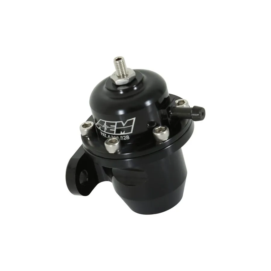 Трубопроводная арматура AEM 25-303BK Adjustable Fuel Pressure Regulator Black — фото лота 2