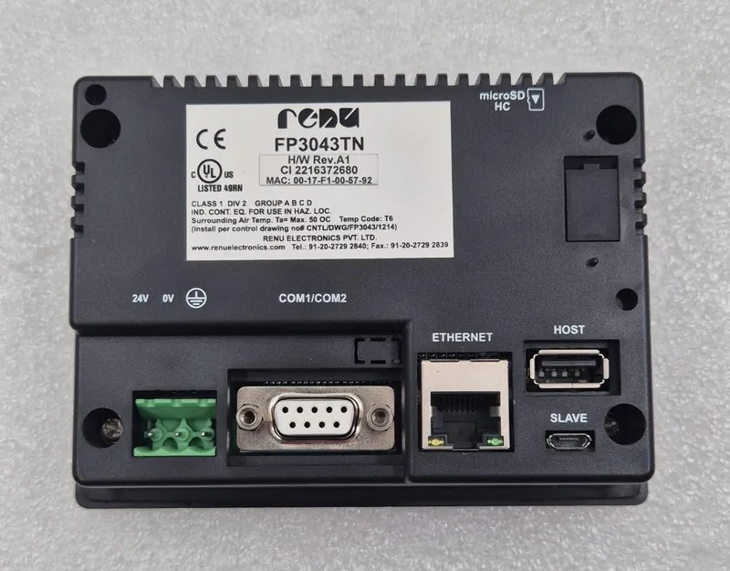 Панель оператора RENU ELECTRONICS FP3043TN HMI Display panel 24V Touch Screen