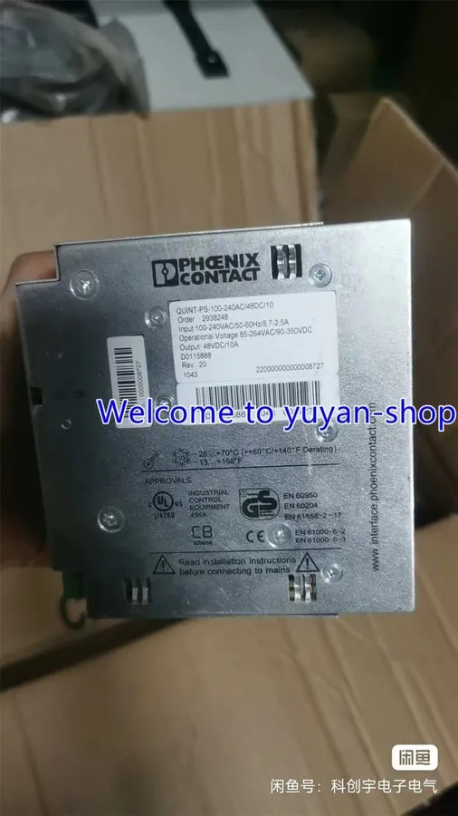 Блок питания PHOENIX CONTACT QUINT-PS-100-240AC/48DC/10 2938248 Power Supply