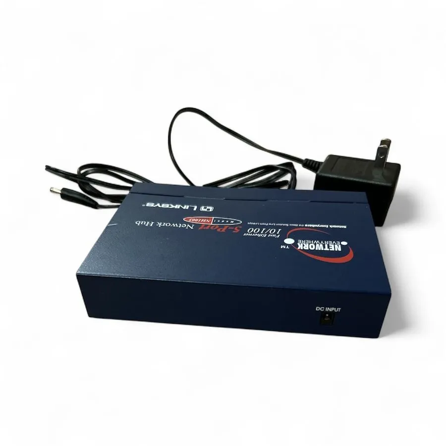 Коммутатор Linksys Fast Ethernet 10/100 5-port Hub NH1005.v2 — фото лота 2