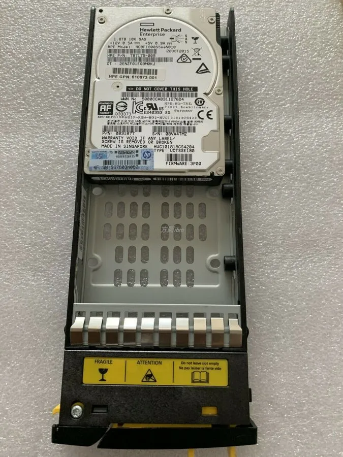 Жёсткий диск HPE 810760-001 1.8TB SAS 10K 12Gb/s K2P94A 3PAR StoreServ 8000 SFF