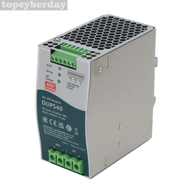 Блок питания MW MEAN WELL D40 Switch Power Supply 24V/40A Din Rail Type Uninterr