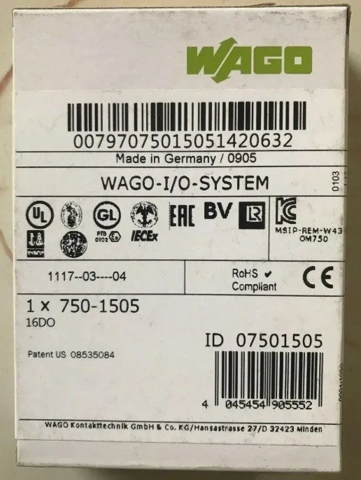 Модуль Wago 750-1505 Module Brand