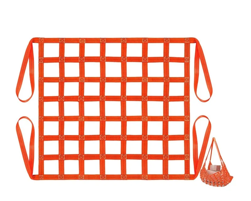 Строп Heavy Duty Lifting Straps & Sling Net, 3.3' x 3.3', 1400lb Capacity — фото лота 1