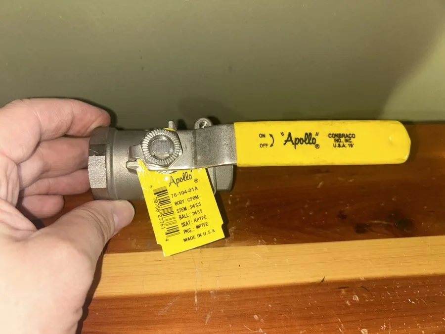Клапан APOLLO 3/4" Ball Valve Stainless Steel 2000 PSI WOG, Model 76-104-01A