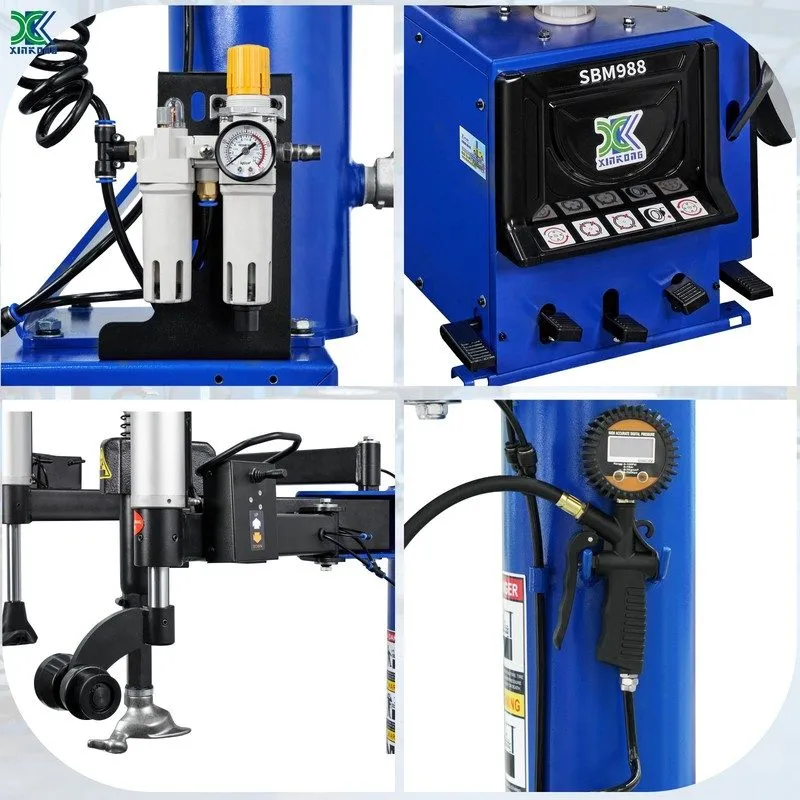 Шиномонтажный станок PICK UP XK SBM988 Dual Assist Arm Tire Changer 110V Auto Wh — фото лота 1