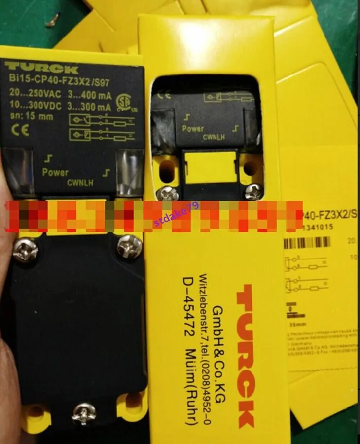 Датчик приближения TURCK BI15-CP40-FZ3X2/S97 Rectangular Embedabble Inductive Pr