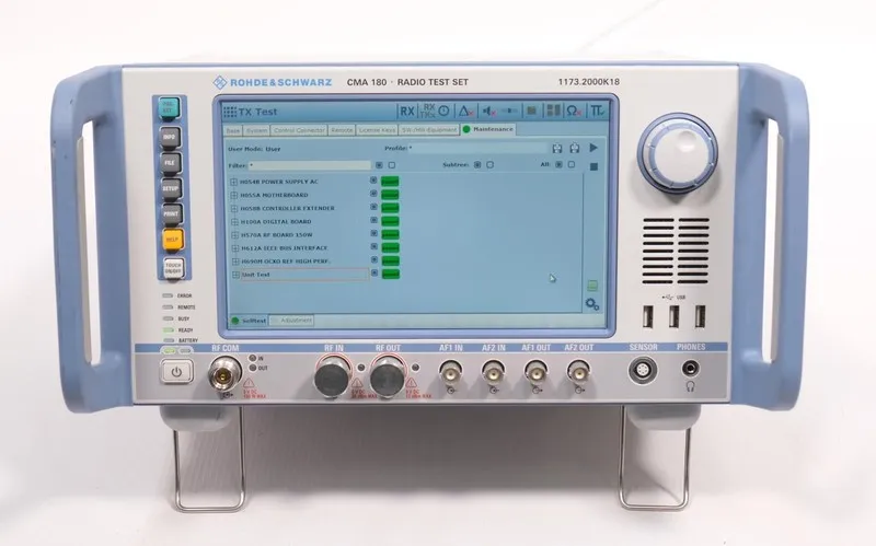Тестер Rohde and Schwarz CMA180 100 kHz to 3 GHz Radio Test Set Options K120, K7
