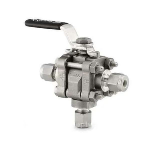 Клапан Swagelok SS-63XTS8 SS 3-Piece 60 Series 3-Way Ball Valve FNSP