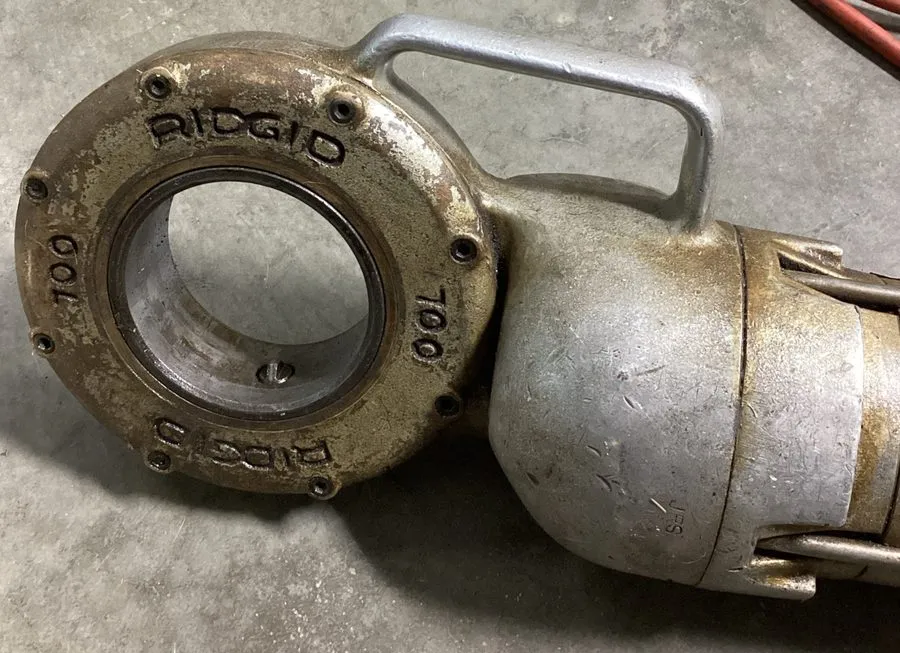 Режущий инструмент Rigid No. 700 Model A Pipe Threader Ser. 1007807 115V 14A — фото лота 2