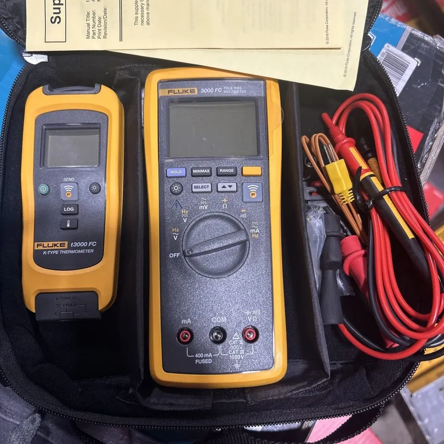 Мультиметр FLUKE 3000FC Wireless multimeter TRUE RMS MULTIMETER W/ LEADS WORKS G