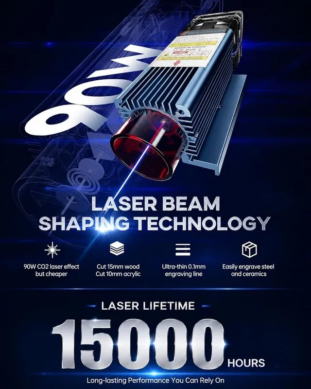 Лазерный гравёр 5500mW Laser Engraver Machine