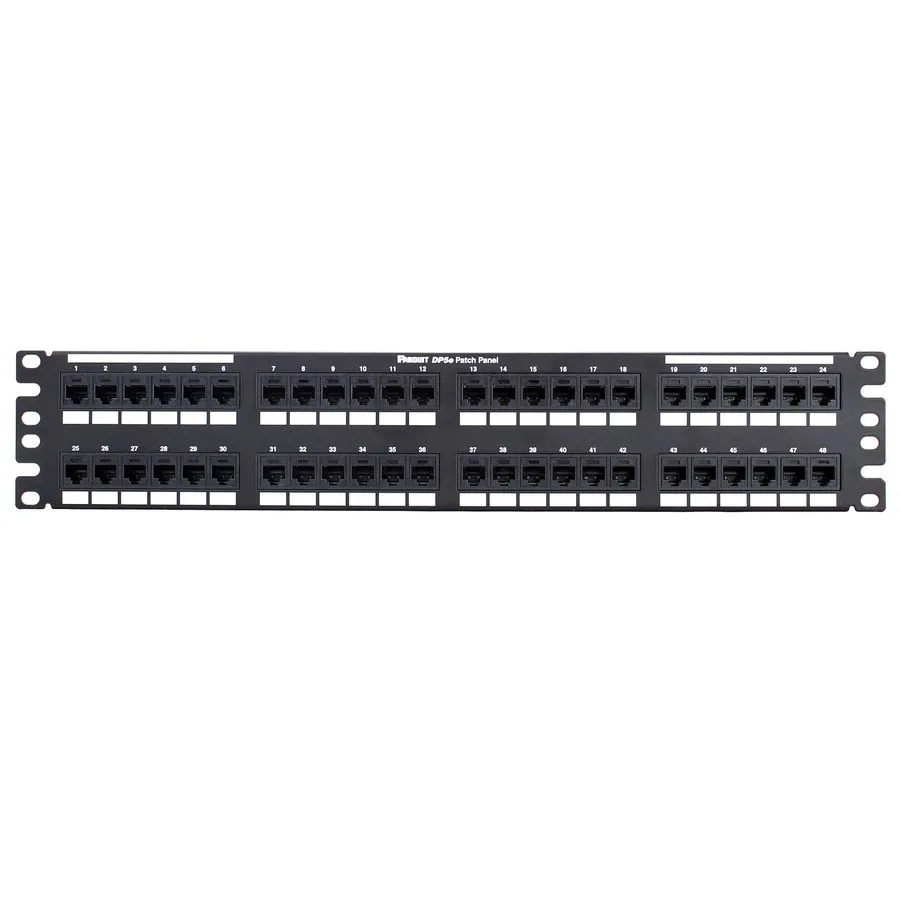 Патч-панель Panduit DP485E88TGY Punchdown Patch Panel Category 5E Flat 48-Port 2