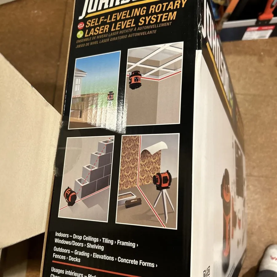 Нивелир JOHNSON LEVEL 40-6517 ROTARY LASER SELF LEVELING LEVEL KIT SALE 4453460 — фото лота 1