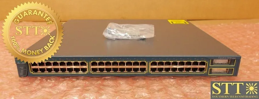 Коммутатор WS-C3550-48-SMI CISCO CAT 3550 48 PORT 10/100BTX ETH SWITCH WITH 2 GB