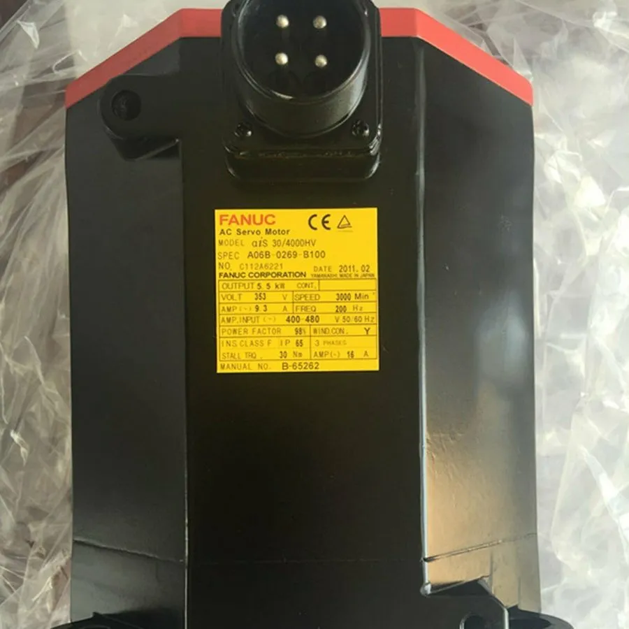 Серводвигатель FANUC A06B-0269-B100 AiS30/4000HV AC SERVO MOTOR 5.5kW W/ A860-20