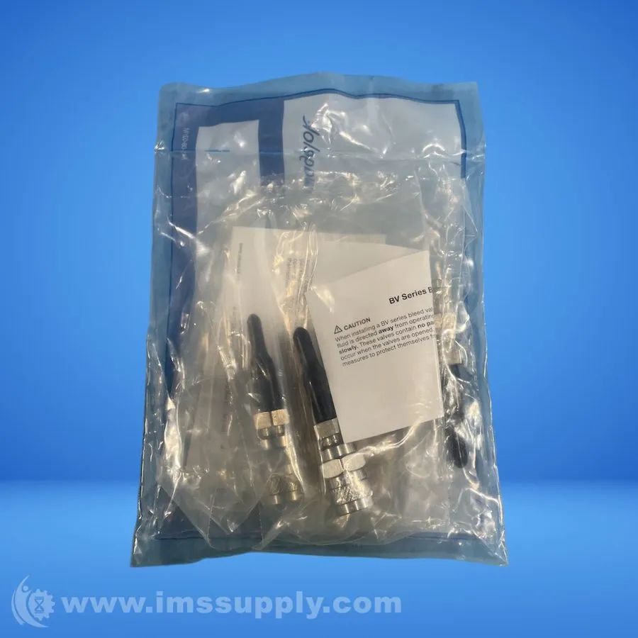 Клапан Swagelok SS-4P-4T Bag of 4 Purge Valve Fittings FNFP