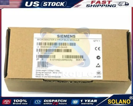 Частотный преобразователь 6SE6400-1PB00-0AA0 1 STÜCK NEUER SIEMENS MICROMASTER P