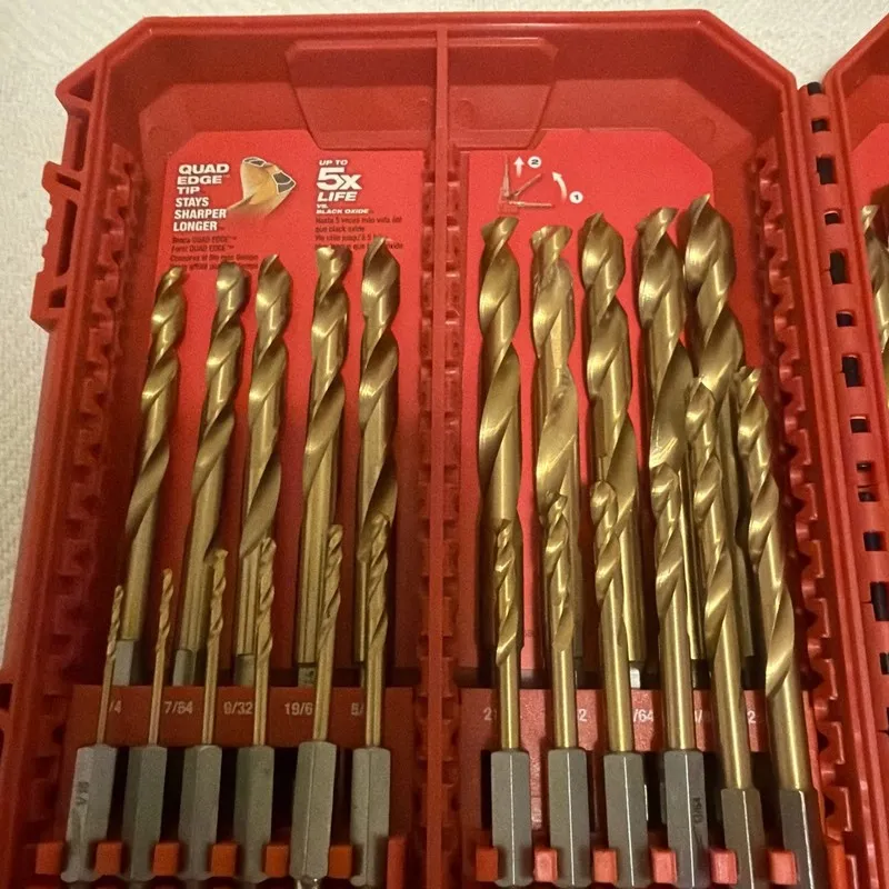 Режущий инструмент Milwaukee 48-89-4672 SHOCKWAVE Impact Duty RED HELIX Titanium — фото лота 2