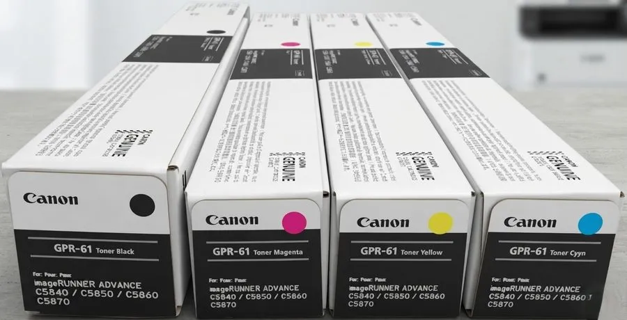 Георадар Canon GPR-61 Toner Cartridge Set C,Y,M,B High Yield Complete