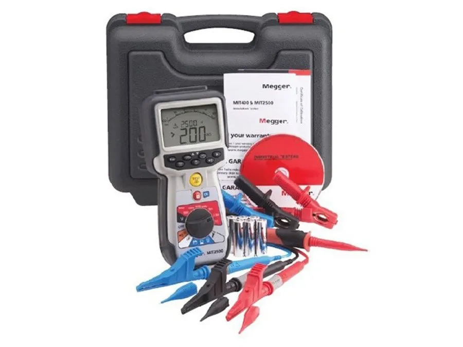 Тестер Megger MIT2500 Insulation Tester, 4.25" Width, 9.00" Length