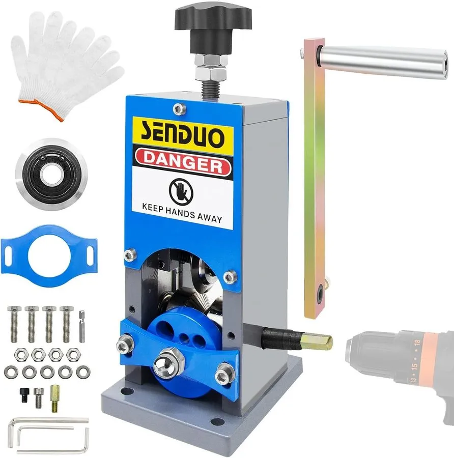 Станок для зачистки проводов Manual Wire Stripper Machine,0.06-1.57in Wire Strip