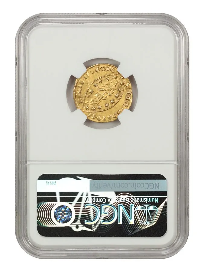 Лабораторный прибор Venice: (1789-97) Zecch NGC UNC Details (Ludovico Manin, Cle