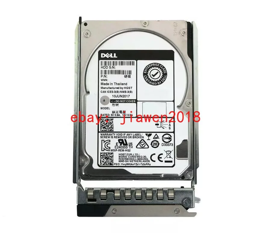 Сервер Dell 1.8TB 10K 12G 2.5" SAS HDD R710 R730 R630 R520 R620 R720 R820 R910 T