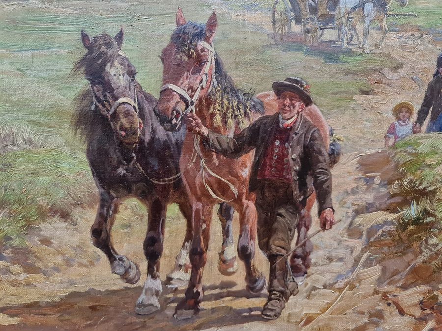 Лабораторный прибор Oil painting Fritz van der Venne 1873-1936 — фото лота 2