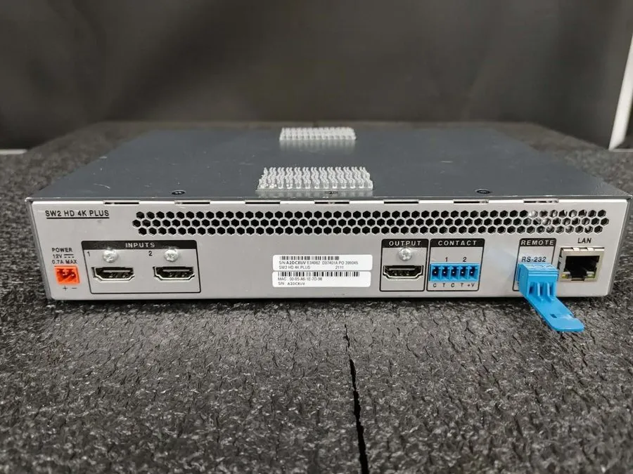Видеокоммутатор Extron SW2 HD 4K Plus HDMI Switcher With Ethernet 60-1603-01