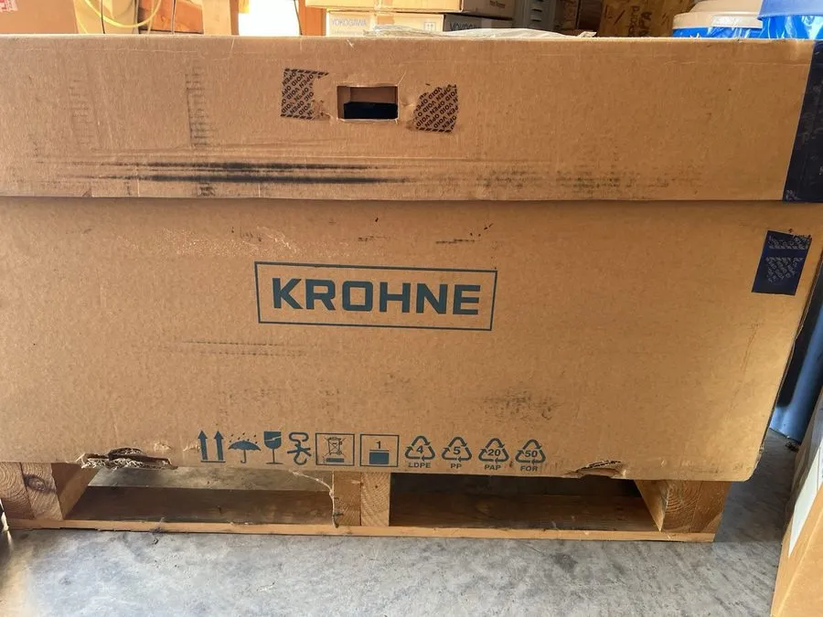 Расходомер KROHNE T25 Mass Flow Meter Optimass 7400C 1.00” Model VE144T2NS0G0020 — фото лота 1