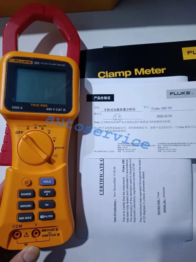 Тестер Fluke 355 True-rms 2000A Clamp Meter high-current F355CN