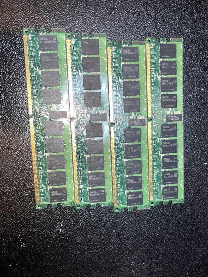 Модуль памяти x 1GB IBM PC2-3200R DDR2 ECC Registered Server RAM 4GB Tot Hynix E