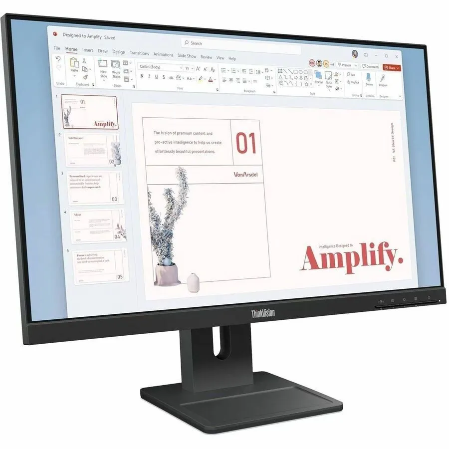 Монитор Lenovo ThinkVision E24-40 24 Class Full HD LED Monitor 16:9 Raven Black