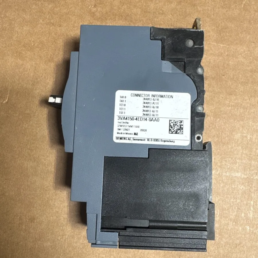 Автоматический выключатель 3va4150-4ed14-0aa0 SIEMENS CIRCUIT BREAKER 1P 50 Amp 