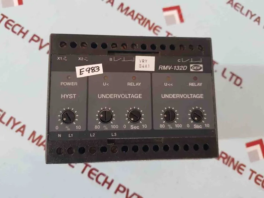 Реле защиты Deif RMV-132D Voltage Protection Relay 220Vac