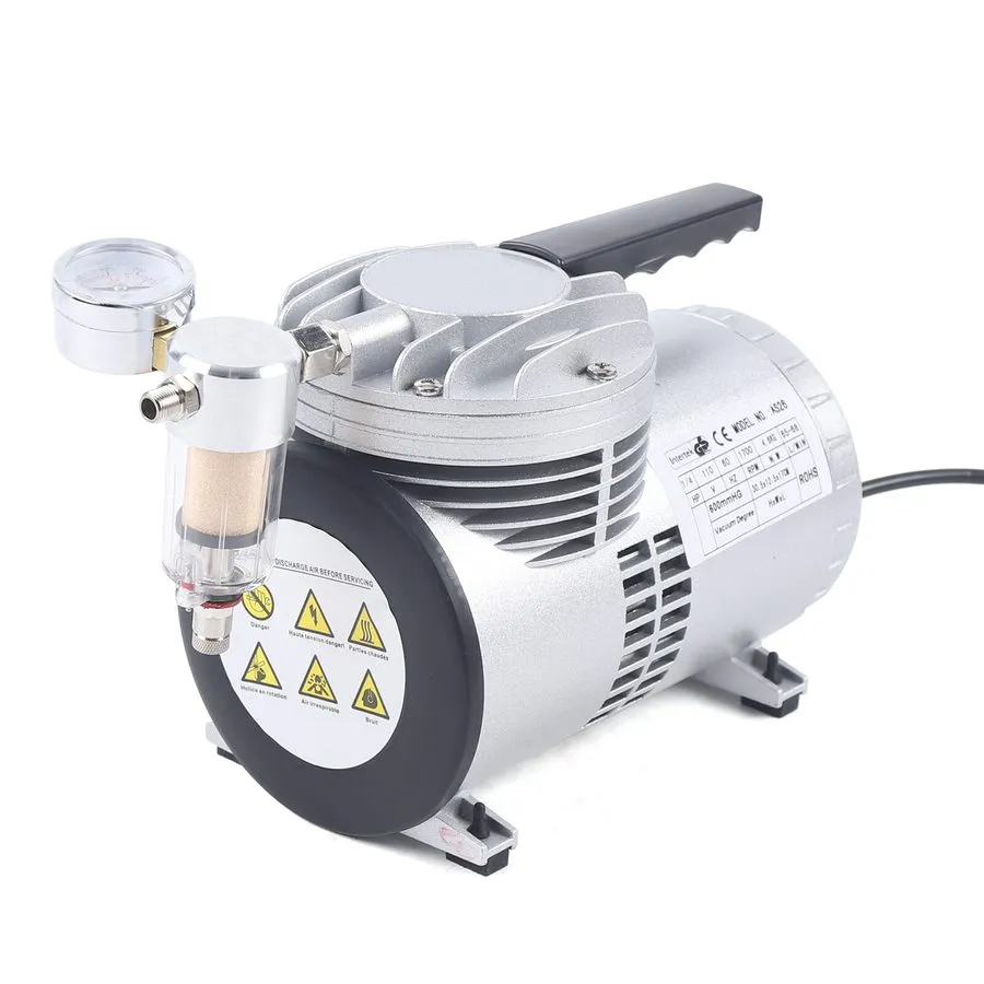 Насос Lab Vacuum Pump 20-23L/min Oilless Vacuum Pump HVAC Diaphragm Filter Pump
