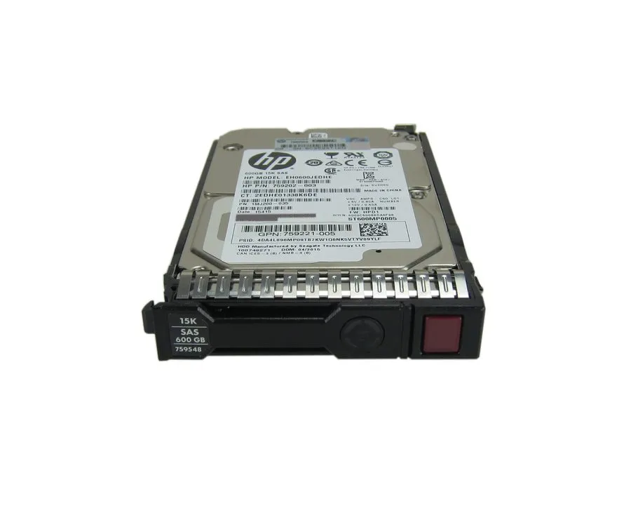 Жёсткий диск 759202-003 HPE 600GB SAS 12G 15K SFF SC DS HDD