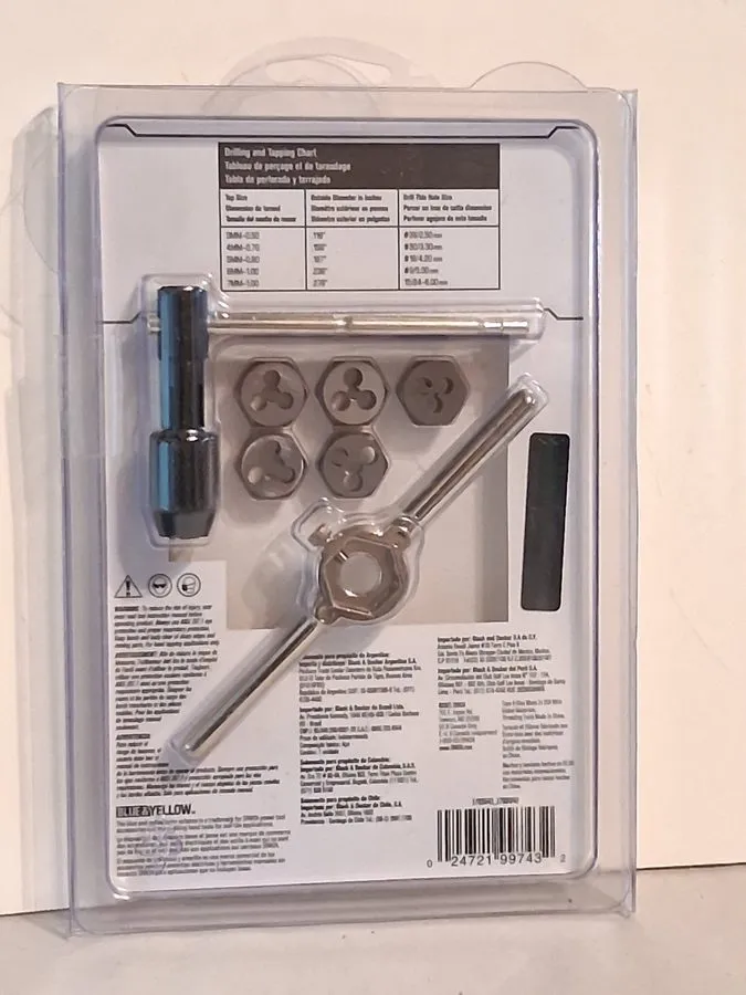 Режущий инструмент Tap & Die Set Irwin Hanson Metric All Purpose 1765541 3mm- 7m — фото лота 1