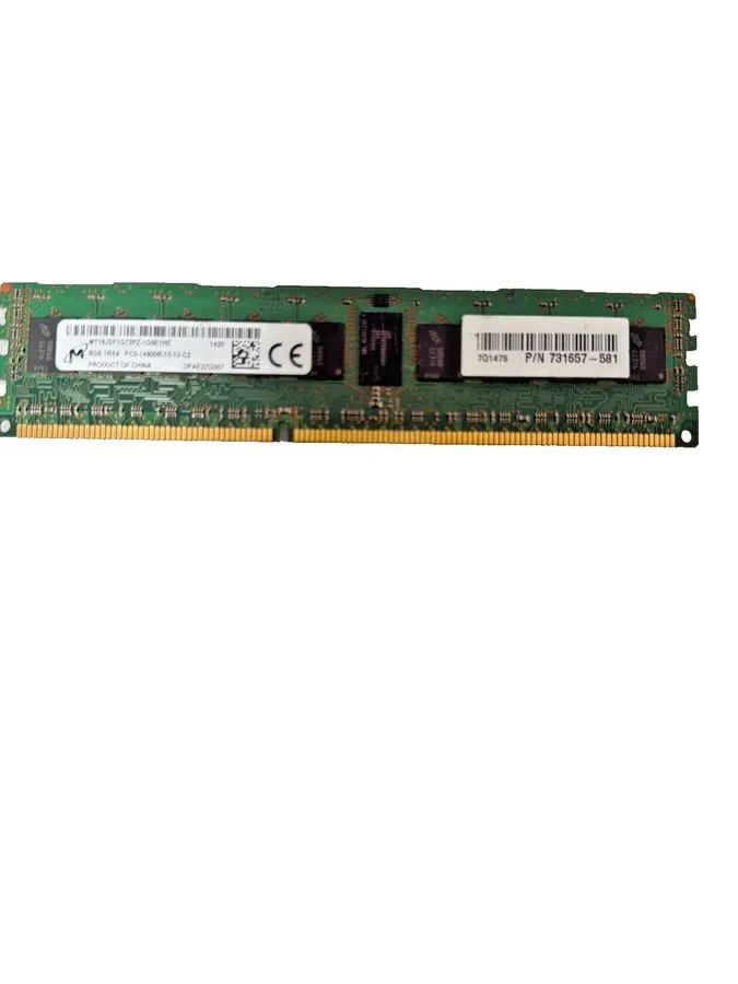 Модуль памяти MICRON 8GB X3 MT18JSF1G72PZ-1G9E1HE 1RX4 PC3-14900R DDR3-1866 RAM