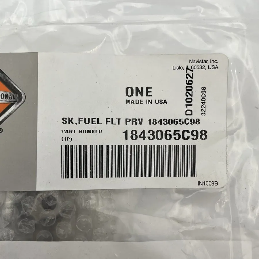 Клапан International Ford Fuel Pressure Regulator Repair Kit Valve 1843065C98 — фото лота 2