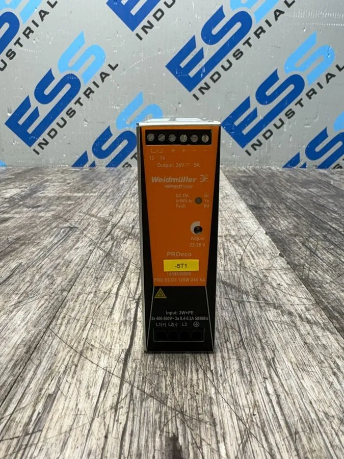 Блок питания Weidmuller 1469530000 / PRO ECO3 120W 24V 5A DIN-Rail Power Supply