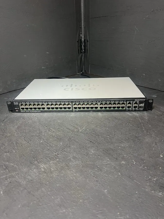 Коммутатор Cisco SF300-48PP-K9 48 port POE-+ switch with GIG uplink